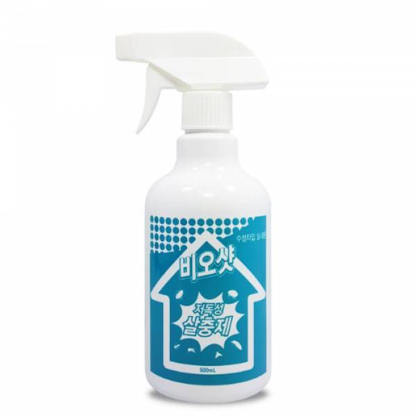 가정용살충제 비오샷 500ml 바퀴벌레 좀벌레 벼룩 저독성